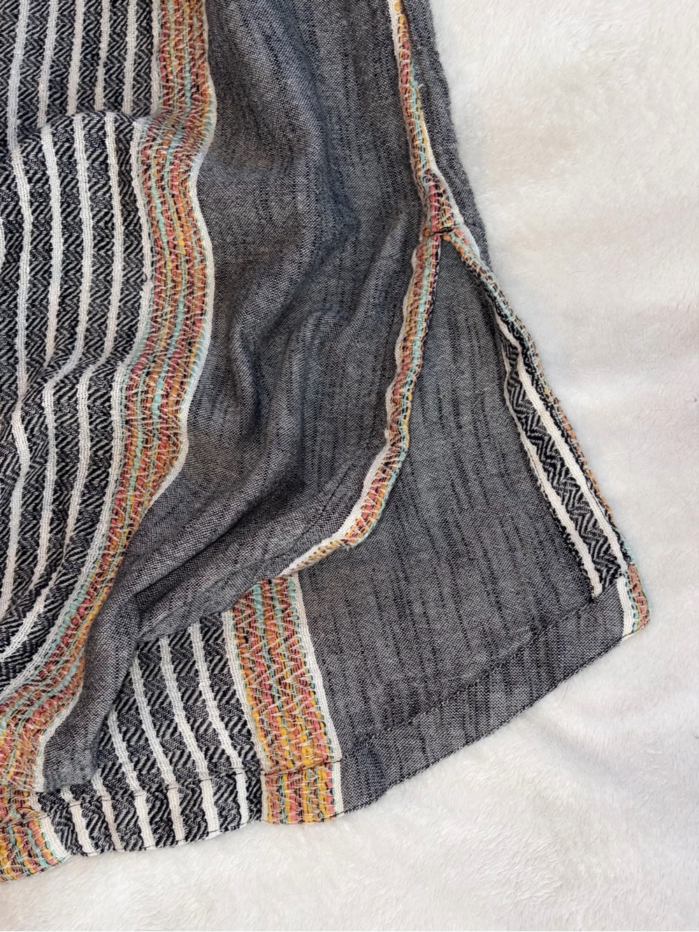 Rip Curl Golden Days Boho Beachy Striped Dress sz S - Picture 8 of 9